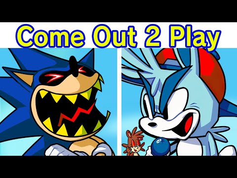 Sonic.exe Come Out to Play & Lyrics (FNF VS MC-X Mod)