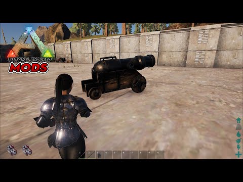 ARK  Survival Evolved # 59 Mais sobre a Atualização 239 ARK Canhão e Super Mortar !!!!