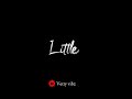 Little Little song (Tamil Version) Song Lyrics - Galatta Kalyaanam - blackscreen #lyrics #trend#love