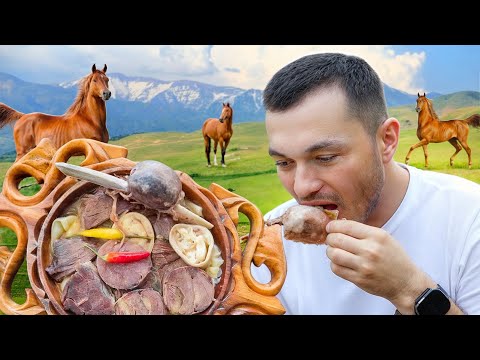 I Tried the World's Most Delicious Kazakh Food!! (Almost Born)