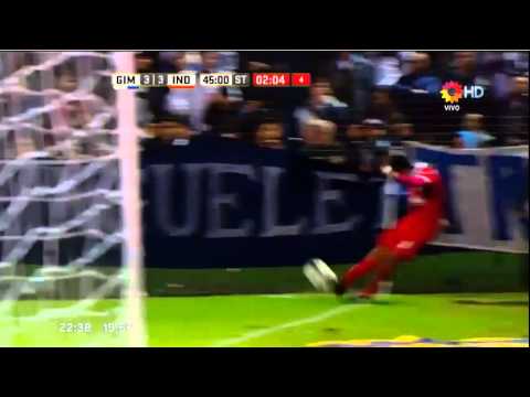Gol de Fernandez - Gimnasia 3 Vs 3 Independiente - Fecha 14 - Liga Argentina