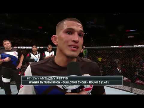 Fight Night Vancouver: Anthony Pettis Octagon Interview