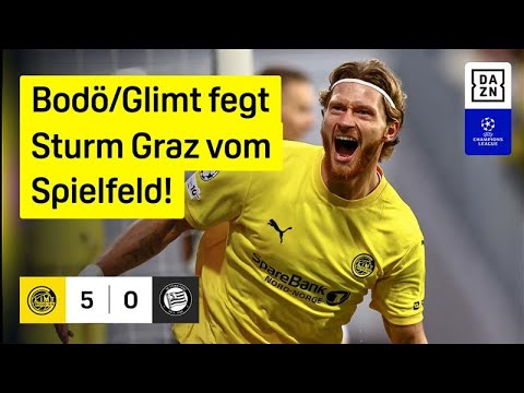 Bodö/Glimt - Sturm Graz | UEFA Champions League Playoffs | DAZN Highlights