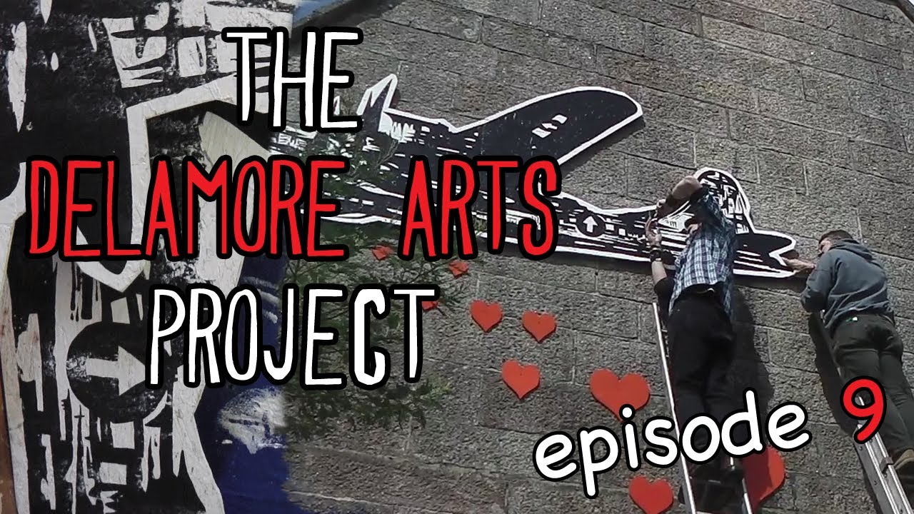 Love War Installation 9 09 - THE DELAMORE ARTS PROJECT - Ep 09 'Bugger!!!' - Art Installation