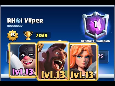 RH❄I Viiper 🏆 7000  👈Hog Exnado GOD 7000+ gameplays - Clash Royale