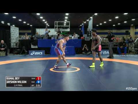 75 1/4 Final - Kamal Bey (Sunkist Kids WC) vs. JayShon Wilson (Marines)