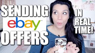Sending Out Offers on eBay to MAKE MORE MONEY! Send offers WITH ME in Real Time!