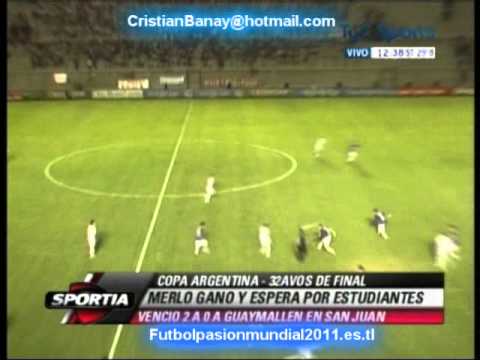 Deportivo Merlo 2 Guaymallen 0 Copa Argentina 2011 Los goles