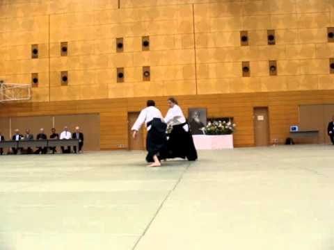 Micheline Tissier Shihan 6th Dan IAF Aikido Enbukai 2012