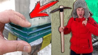 ПОСПОРИЛ с СЕРЕГОЙ...КТО РАЗОБЬЕТ БРОНЕСТЕКЛО - ПОЛУЧИТ 1000$