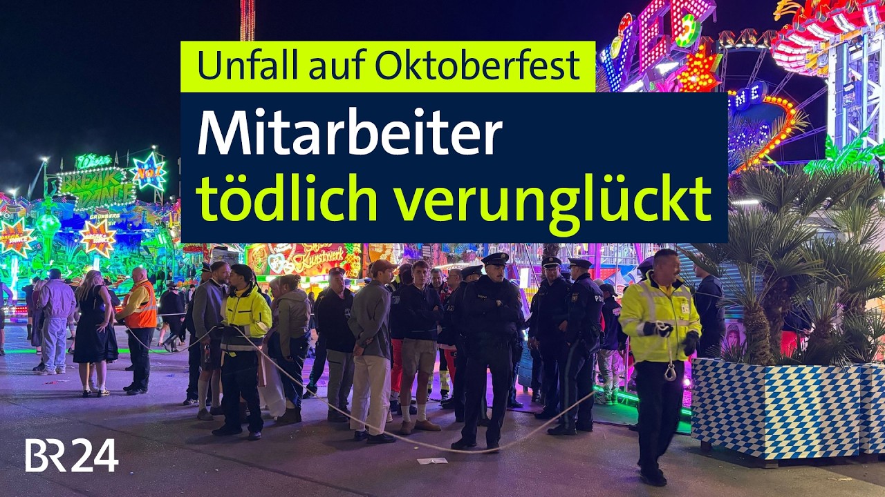 Unfall auf Oktoberfest: Mitarbeiter tödlich verunglückt | BR24