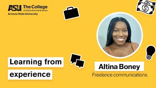 Sun Devil pride with Altina Boney | Learning From Experience