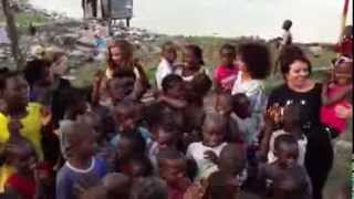 Word Up! Little Mix singing in Liberia