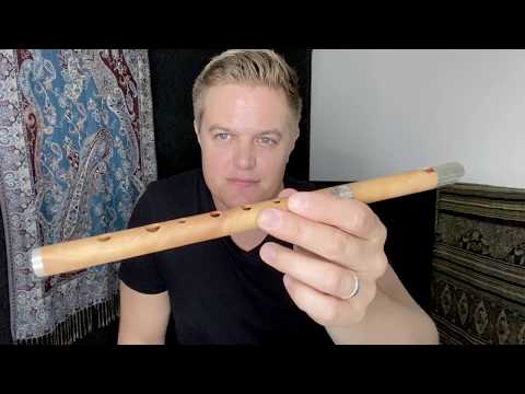 Chris Raven High D Tin Whistle, Olive wood and Silver.