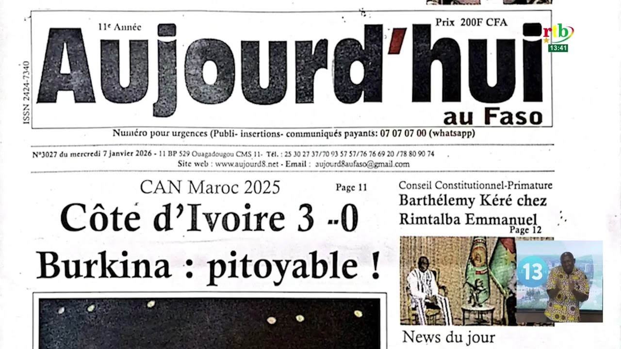 Revue de presse du 07 janvier 2025