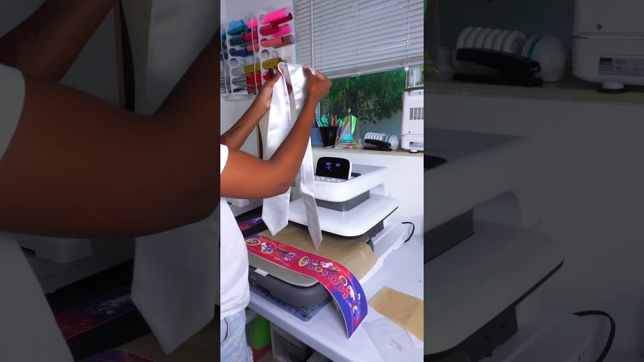 Small Format Printer And Small Heat Press That Is Ok You Can Still Make Larger Prints😍 #sublimation