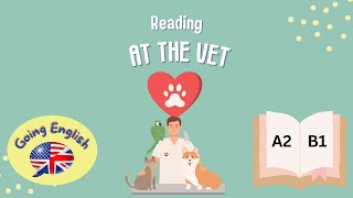 🐶🐱 At the Vet A2 B1 (A2 -B1)  📖 ESL Reading and Listening Comprehension