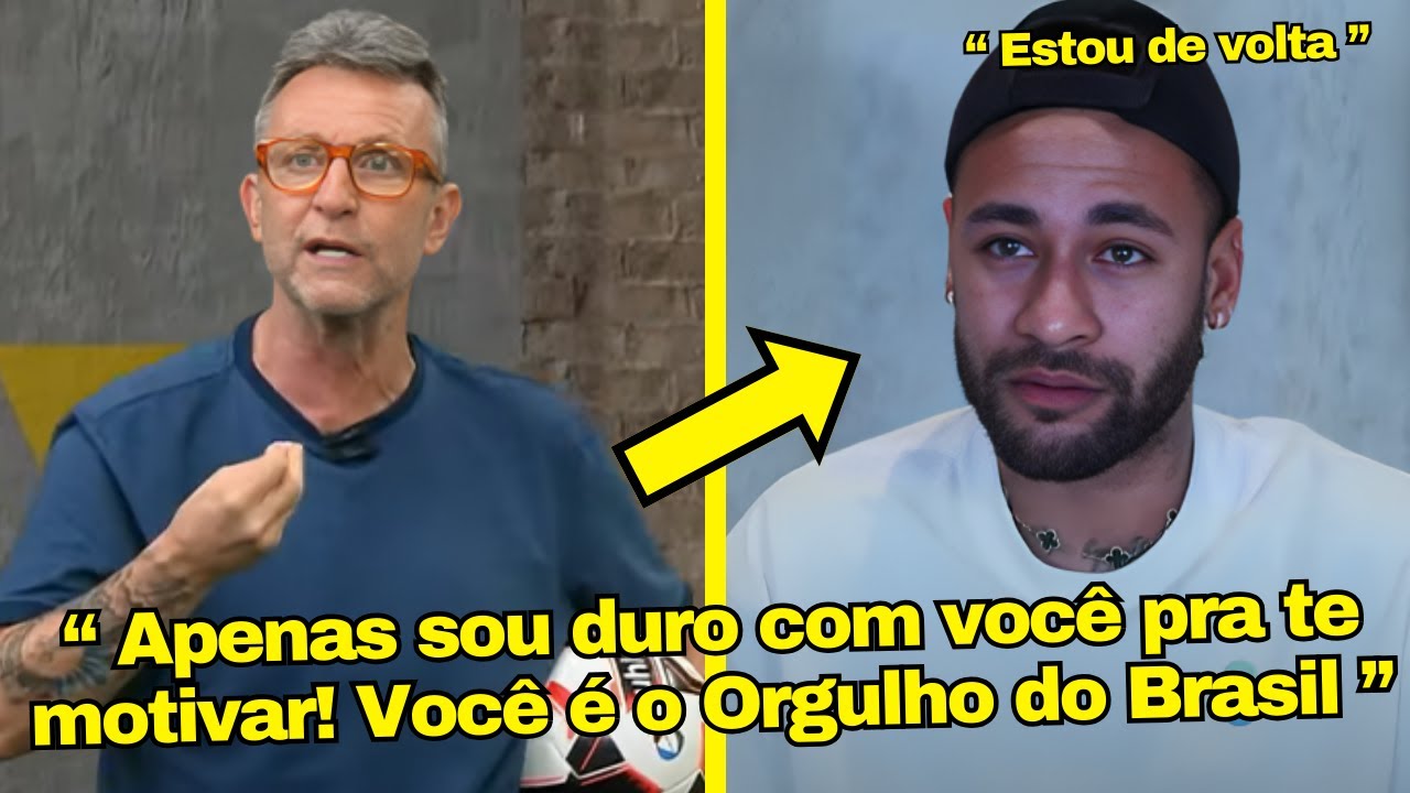 NETO QUEBROU AO VIVO COM O DESABAFO DE NEYMAR SOBRE VOLTAR A JOGAR HOJE! O BRASIL PRECISA DO NEYMAR!
