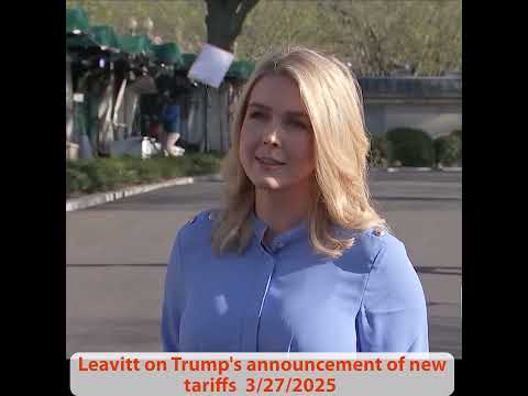 Leavitt: White House Podcast Row 'Crushes CNN'; UAW's Sean Fain 'Applauded' Auto Tariffs; April 2 'More Conservative Than Expected'