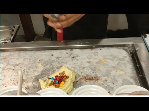 Ice cream stylish preparation