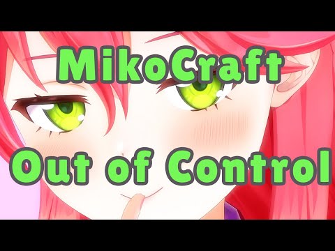 Miko adds more abominations (and panties) to Minecraft【Hololive / Eng Sub】