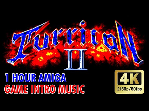 Turrican 2 - Amiga Music - 4K - 1 Hour Game Intro Music
