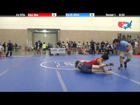FILA Junior 48 kg / 105.75 lbs. - Amy Hou vs. Sarah Allen