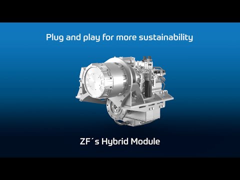 "Plug and Play" for more sustainability: ZF presents new marine hybrid module
