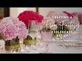 A Floral Fantasy Tablescape Set Up For Carolinestanbury3772 Housewarming Party