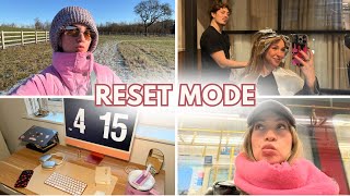 January Reset Vlog | new routines, wfh days & new hair colour