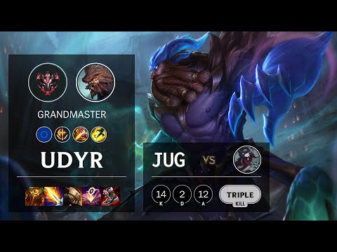 Udyr Jungle vs Kayn - EUW Grandmaster Patch 10.25b