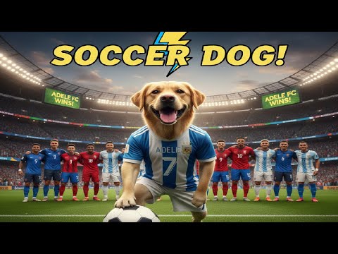 Is this the next Messi? Adele the Golden Labrador's Incredible Ball Control! 🌟