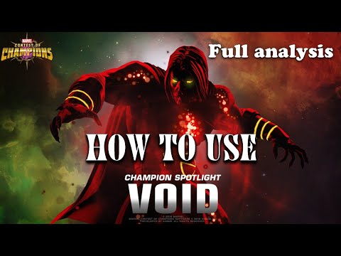 How to use Void(Full Analysis)-Marvel Contest of Champions