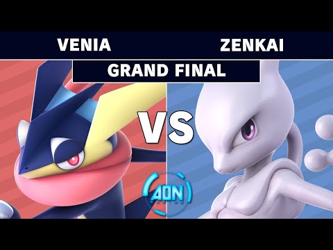 AON Ultimate #045 - DA | Venia (Greninja) VS Zenkai (Mewtwo) Grand Finals - Smash Ultimate