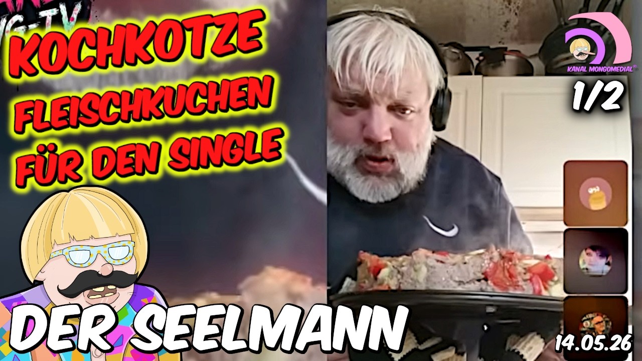Mongotar: BASTI und der Fleischkuchen 1 VollerPfund in Maul! SEELMANN 14.05.26 |Kanal Mongomedial