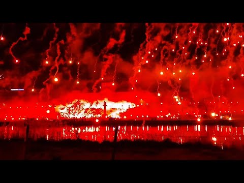 75 LAT POGONI SZCZECIN - racowisko kibiców Pogoni na Wałach Chrobrego | 22.04.2023