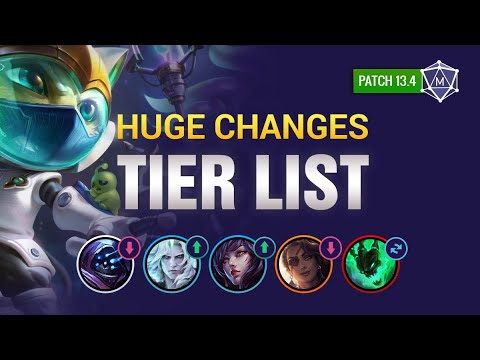 NEW Season 13 TIER LIST for League of Legends (Patch 13.4)