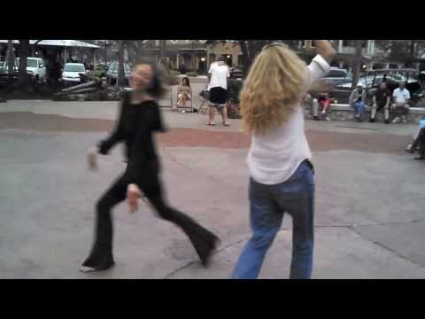 Maesyn and Kathy dancing at Brownwood in The Villages, FL - Dec 14, 2013