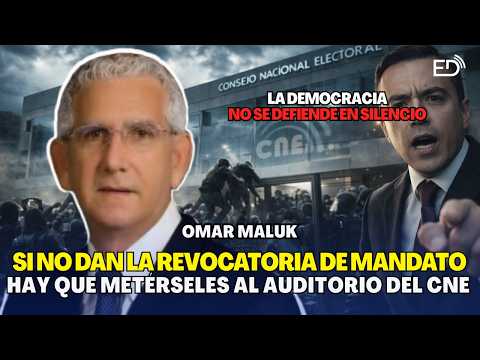 "Noboa construye su imagen política en base a la maldad, atribuye cosas malas a todo el mundo".