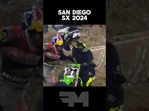 Aaron Plessinger secured his first win at San Diego 2024 🔥-#moto #mx #motocross #sx #supercross