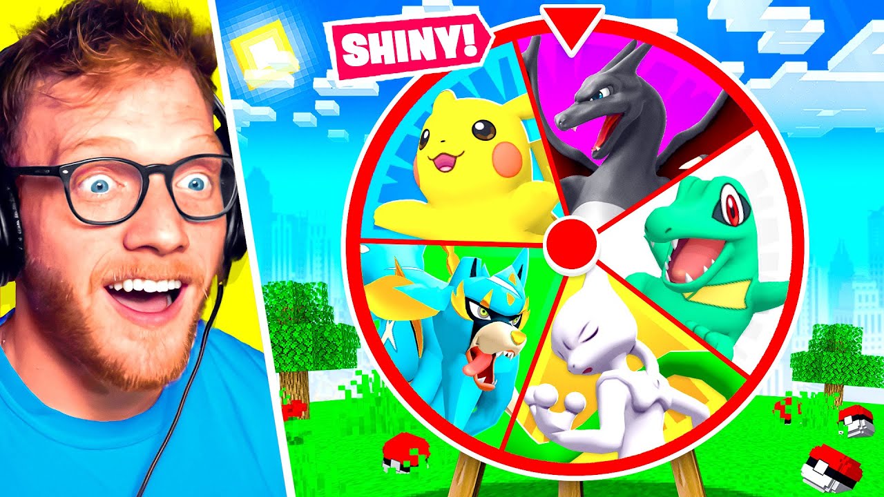 SPINNING A WHEEL To CATCH LEGENDARY SHINY POKEMON!