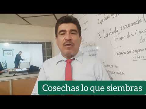 Lic. Rojas, Cosechas lo que siembras.