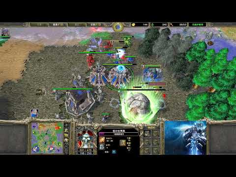 【皇冠之夸张剧本】魔兽争霸大帝解说 RaZZoRMaN vs Sheik LR