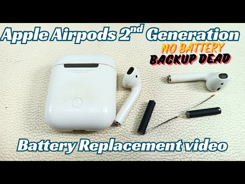 Apple Airpod 2nd Generation | No Battery Backup | Drain Issue | Dead | How to Replace battery!