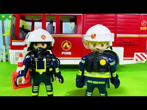 Unbox, Assemble, and Play with the Latest Playmobil City Action Fire truck | Fire fighters | Rescue