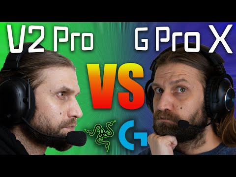 RAZER BLACKSHARK V2 Pro Vs Logitech G Pro X Wireless Mic Test and review