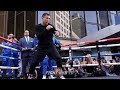 GENNADY GOLOVKIN'S FULL WORKOUT FOR SERGIY DEREVYANCHENKO - SHOWS OFF BOXING SKILLS ON THE MITTS