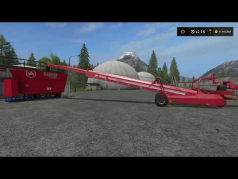 Farming Simulator 17 How to sell all your silage using conveyor belts