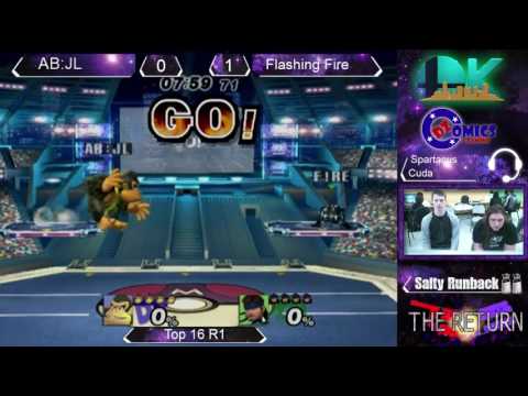 The Salty Runback Top 16 R1: American Bowser (Bowser) vs. Flashing Fire (Snake)