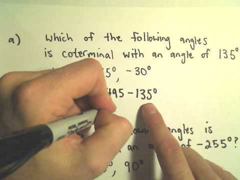 Coterminal Angles - Example 1